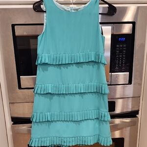 Florence Eiseman Aqua Layered Kids Dress